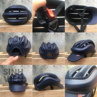 MŨ BẢO HIỂM SỌC THỂ THAO 3 SỌC