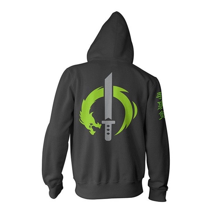 Áo Khoác Hoodie Khóa Kéo In Hình 3d Overwatch Cho Nam