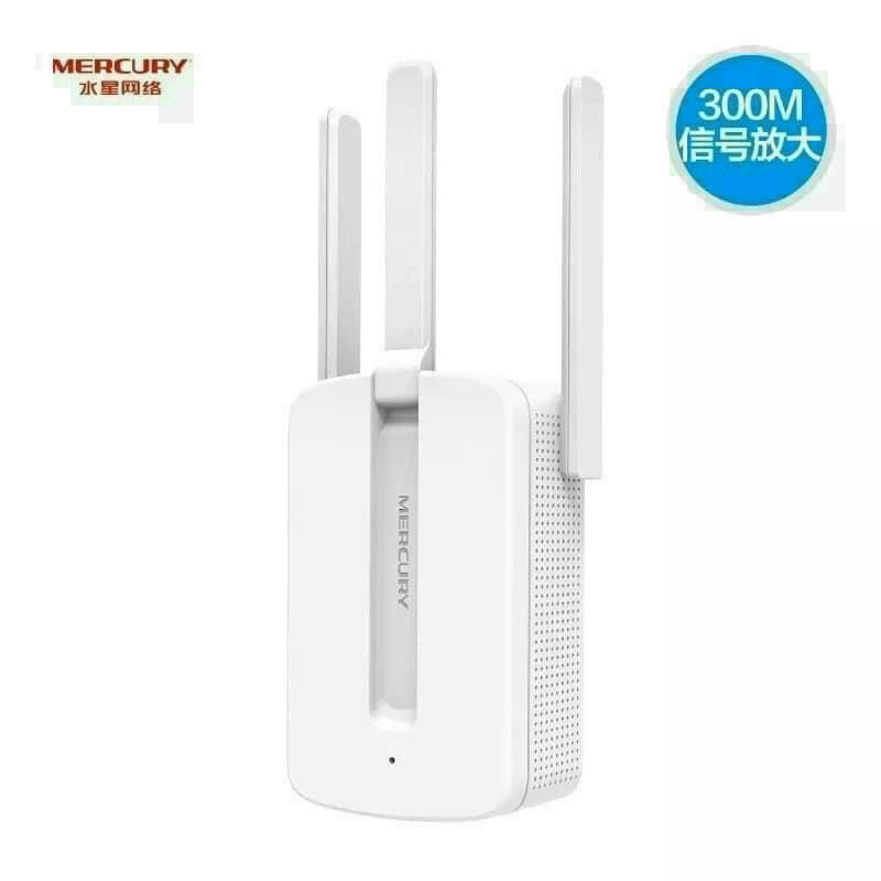Cục thu phát wifi 3 râu Mercury MW310RE,kích sóng wifi cực mạnh