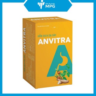 [CHÍNH HÃNG] Hỗn dịch bảo vệ dạ dày ANVITRA - Giảm ợ chua, nóng rát. Bảo vệ niêm mạc dạ dày.