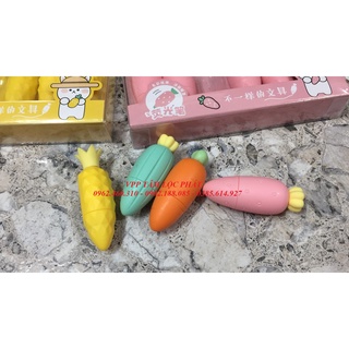 Hộp 6 bút highlight pastel dạ quang, bút đánh dấu, siêu kute b01