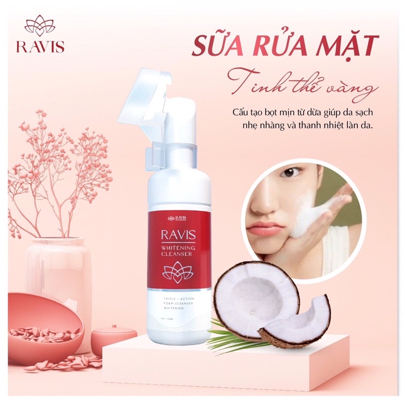 Sữa rửa mặt ravis