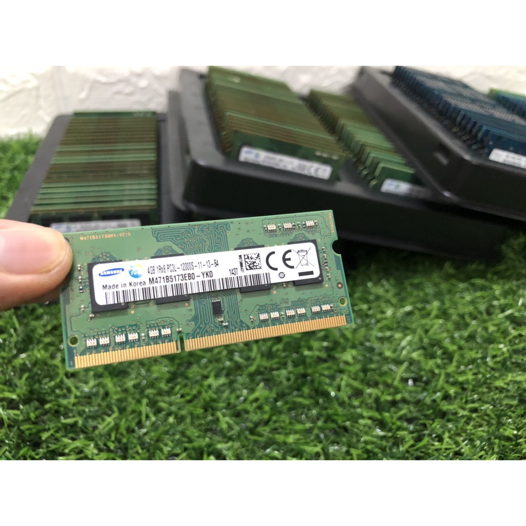 RAM Laptop Samsung Kingston Hynix 4GB DDR3 1600MHz PC3L-12800 1.35V (BH 36 tháng 1 đổi 1)