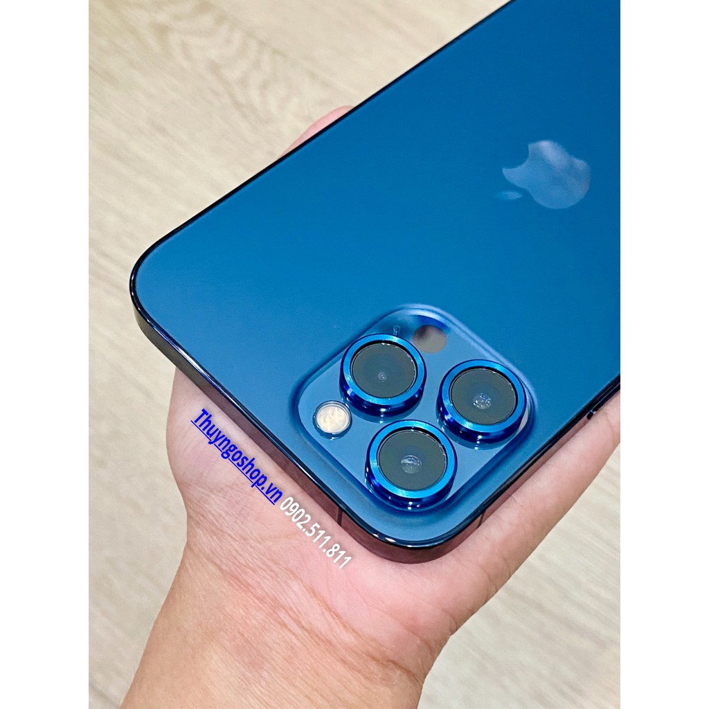 Viền nhôm không kính siêu mỏng camera Iphone 12 Pro / 12 Pro Max