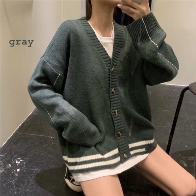 Áo len cardigan ulzzang HQ kèm ảnh thật ở cuối ❣️🌸 | BigBuy360 - bigbuy360.vn