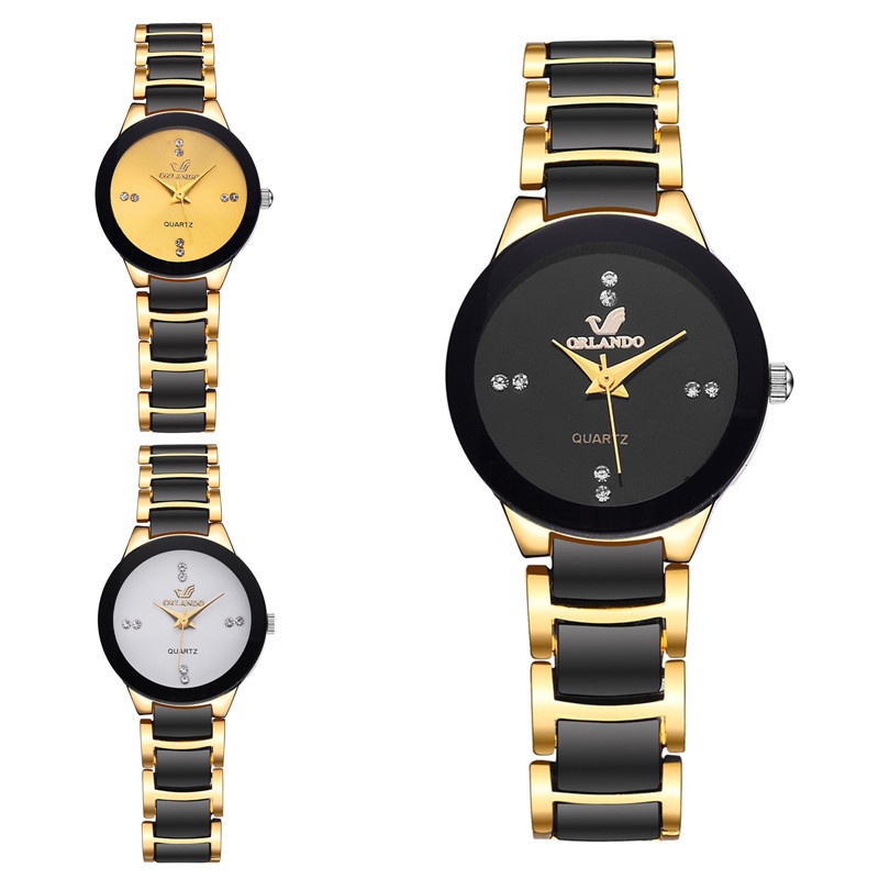 Đồng Hồ Quartz Nữ Đính Hột Xoàn Sang Trọng YKD