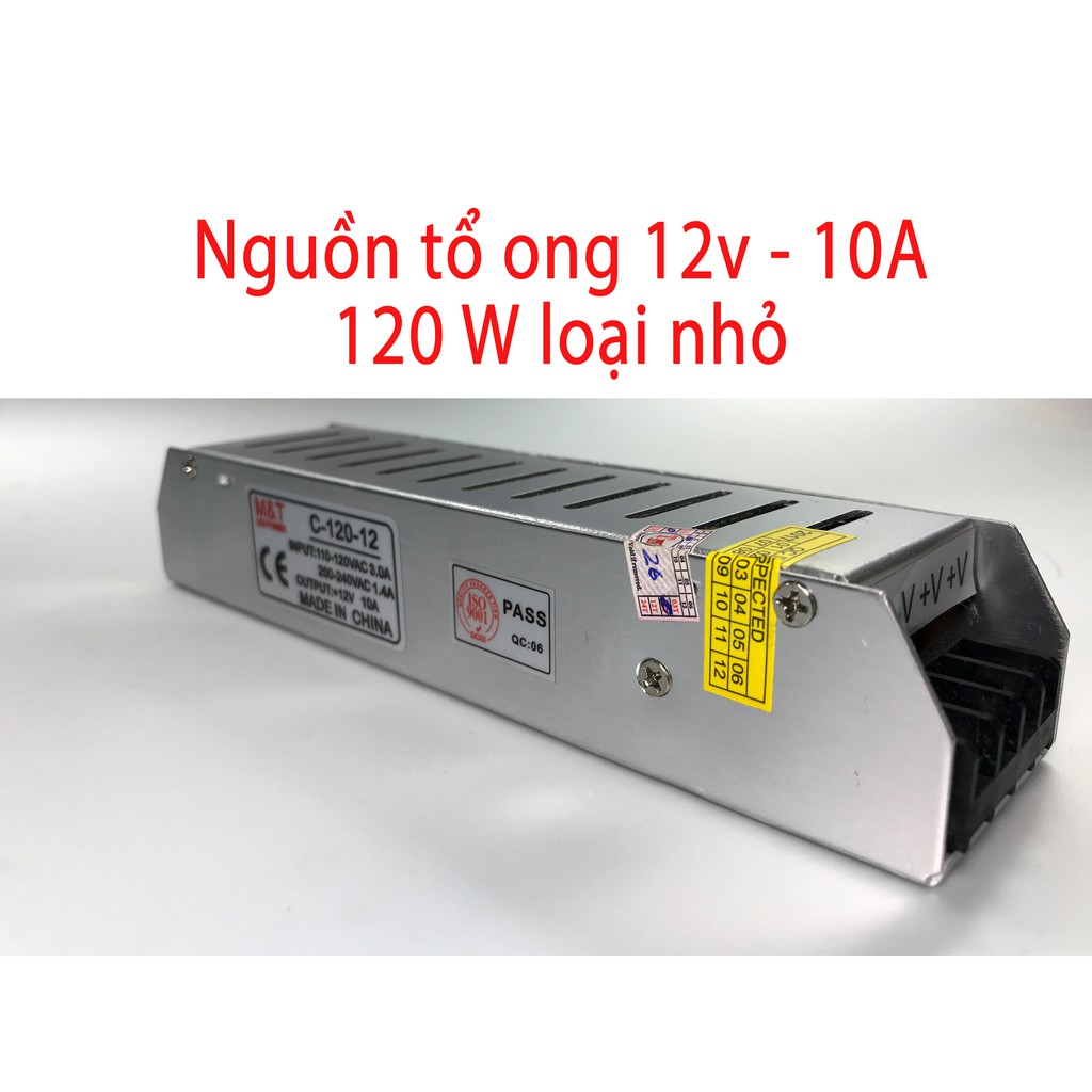 Nguồn tổ ong 12V 10A Cũ