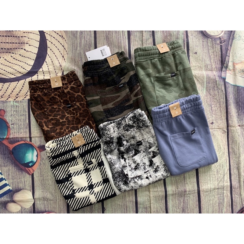 Quần short nỉ nam cotton da cá P&B from trên gối vnxk