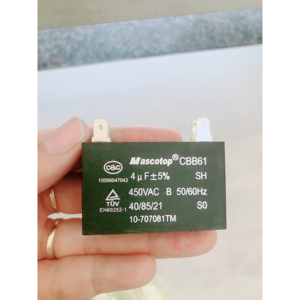 Tụ quạt  hàng cao cấp Mascotop chính hãng