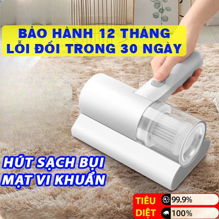 Máy Hút Bụi Diệt Khuẩn Bằng Tia UV Công Suất Lớn Cầm Tay , Máy Hút Bụi Mịn Chăn Gối Ga Giường, Sofa, Thảm, Lông Bobabib