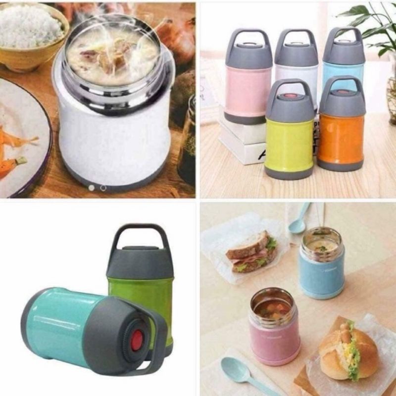 Bình Ủ Cháo Nhật 560ml Giữ Nóng Lạnh Đến 8H Đồng Hồ