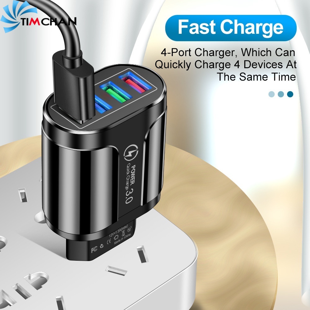 Củ sạc nhanh 4 cổng USB 5V đa năng