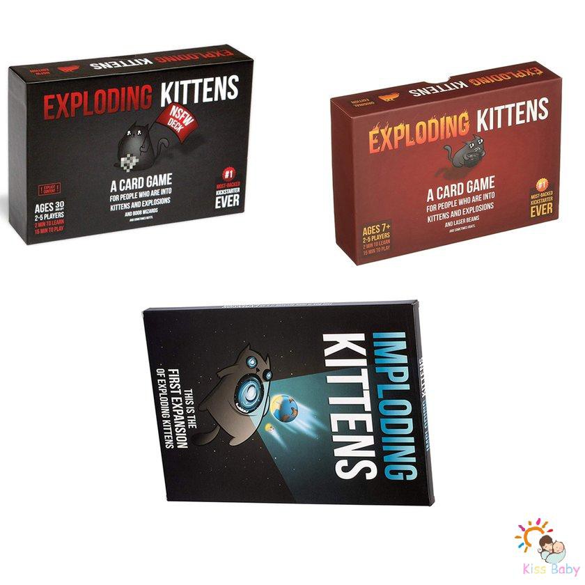 Bộ Thẻ Bài Trò Chơi Exploding Kittens Vui Nhộn Cho Người Lớn