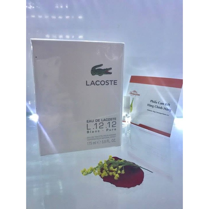 [FREESHIP - SẴN] Nước hoa Nam LACOSTE EAU DE LACOSTE L.12.12 BLANC 100ml edt . Chính Hãng Có BH NEW 2020