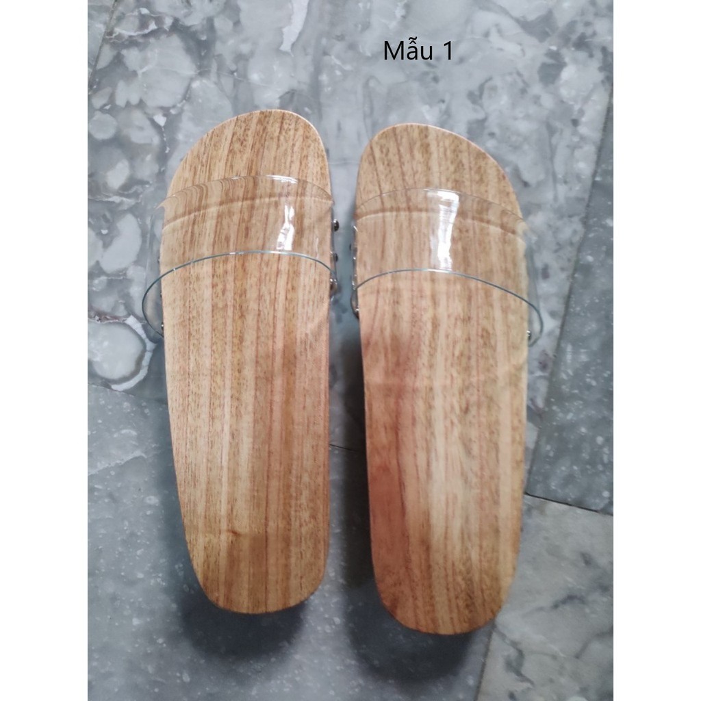 Guốc Gỗ Mộc Nam Nữ Size 35 Đến 44