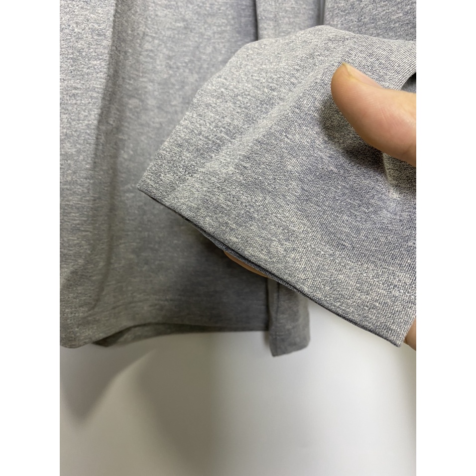 Áo thun dài tay nam Aristino  from ôm màu xám ALT019W1