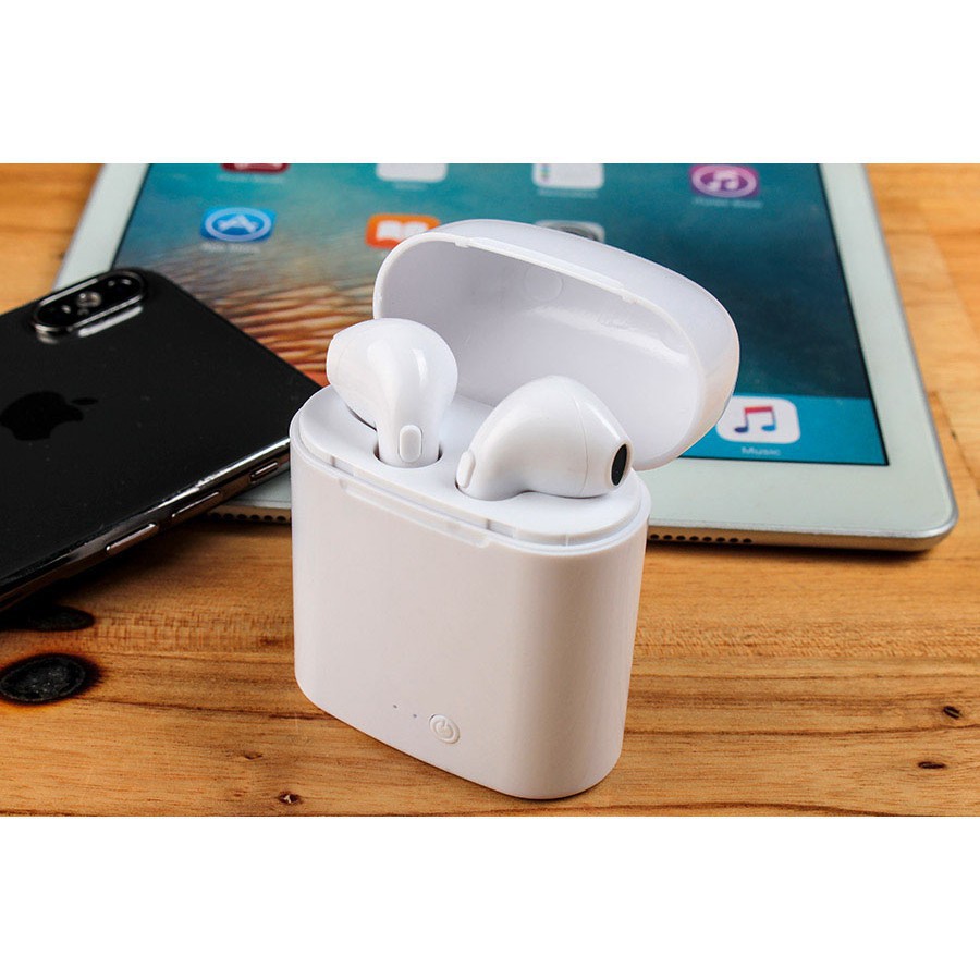 [sỉ ib] (HOT) - Tai Nghe Bluetooth Chính Hãng I7S Hỗ Trợ Sạc Không Dây