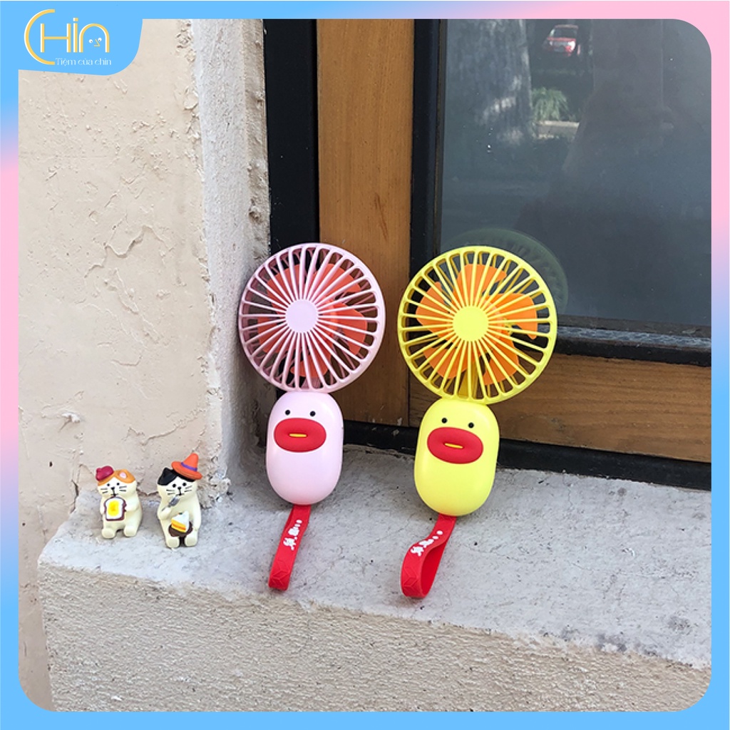 Quạt cầm tay mini tích điện USB [ CÓ SẴN ] cho bé thú nghộ nghĩnh / quạt cầm tay cho trẻ em tiện lợi
