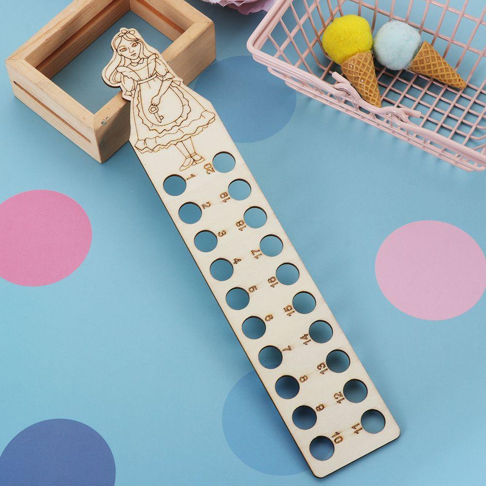 Dụng Cụ Quấn Chỉ Thêu Chữ Thập Thủ Công Bằng Gỗ