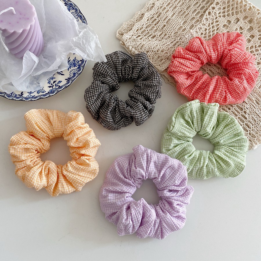 Dây Cột Tóc Scrunchies Dễ Thương Cho Nữ