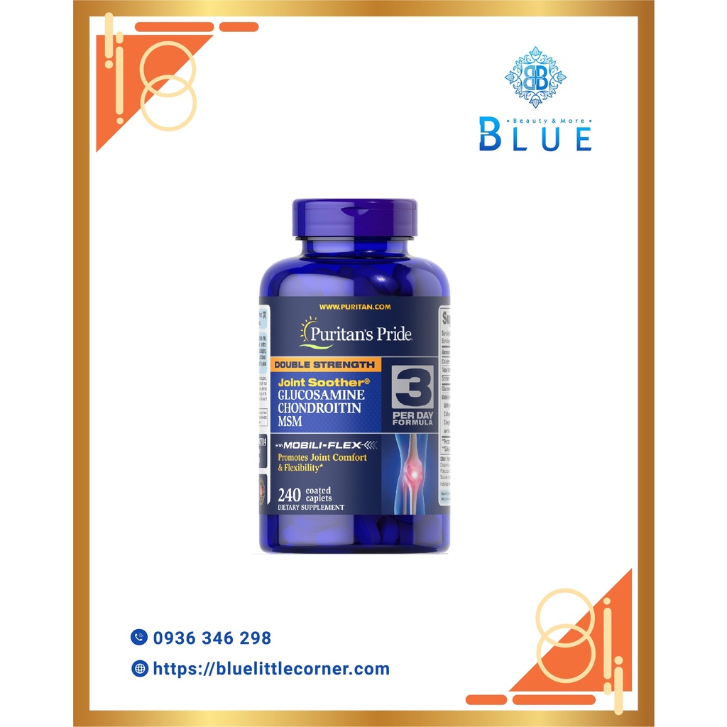 Viên uống hỗ trợ xương khớp Puritan Glucosamine / Triple Flex