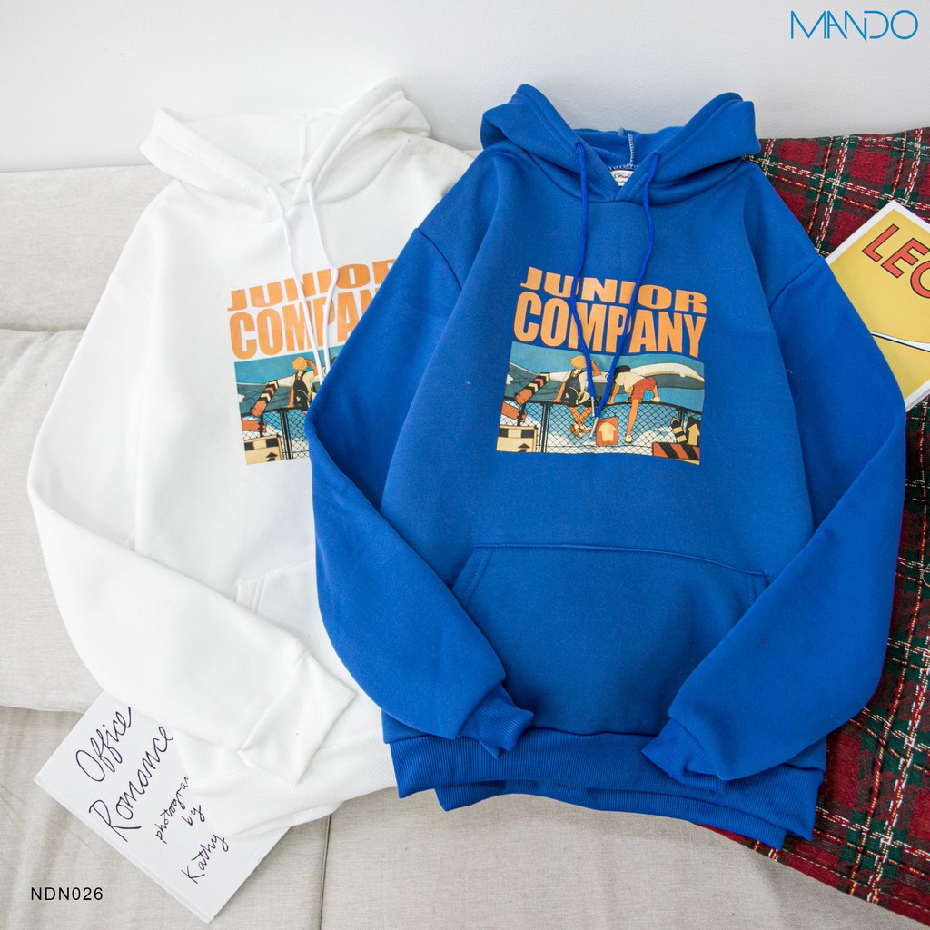 Áo Hoodie Sweater Nỉ Bông Nam Dài Tay MANDO 3 Màu Form Rộng Họa Tiết Trẻ Trung Basic Unisex Thời Trang Hàn Quốc NDN026 | BigBuy360 - bigbuy360.vn