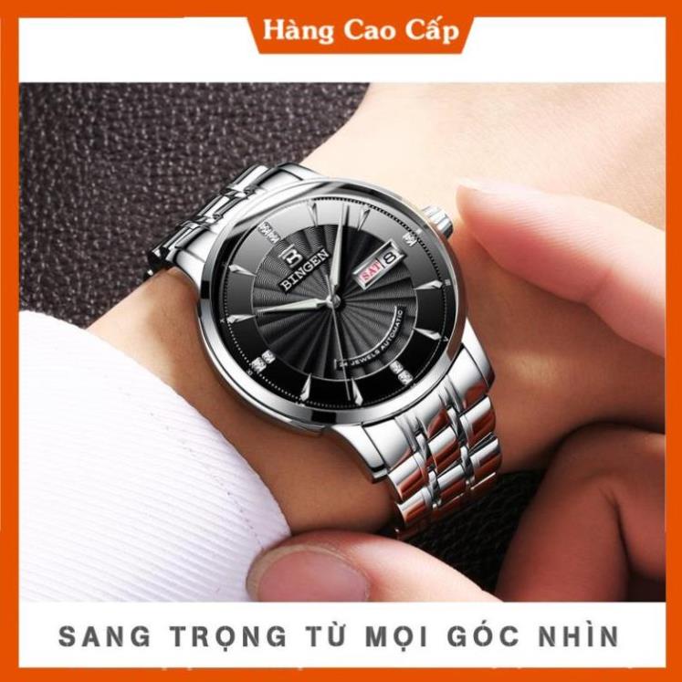Đồng hồ Nam BINGEN Kính Tráng SAPPHIRE – Dây Thép Đúc Đặt & Khóa Bướm - Thương Hiệu Cao Cấp Của ĐỨC | BigBuy360 - bigbuy360.vn