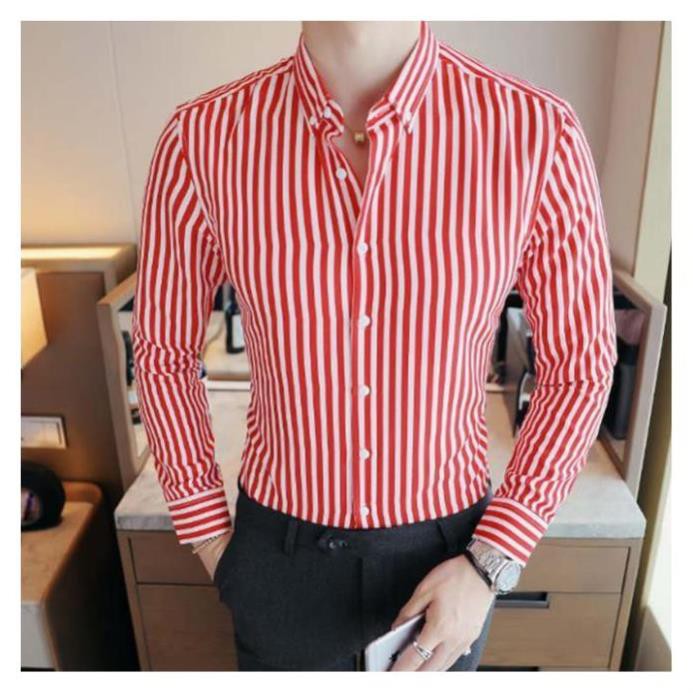Áo sơ mi - Áo sơ mi nam đẹp - Chất liệu lụa mềm mịn, thoáng mát, kiểu dáng slimfit trẻ trung, thanh lịch, tôn dáng