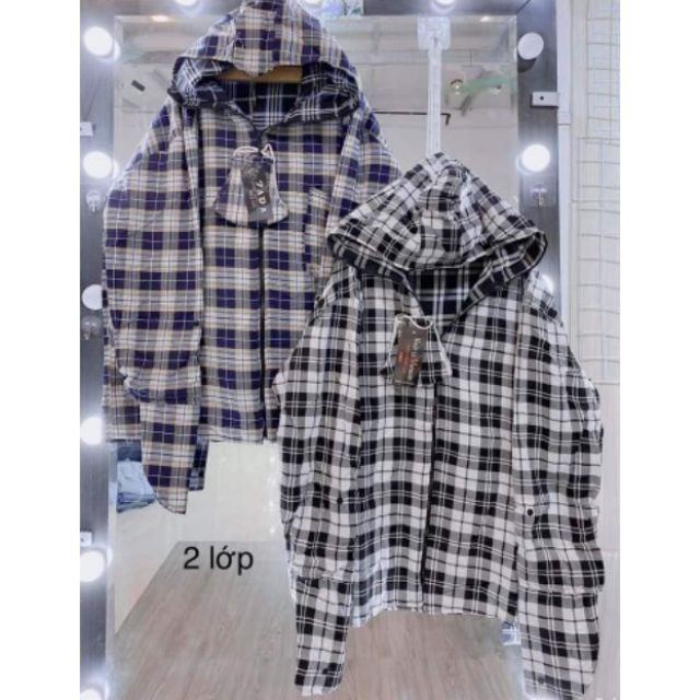 Áo chống nắng nam sọc caro 2 lớp Chống tia UV, làm mát, khử mùi hôi K6 | BigBuy360 - bigbuy360.vn