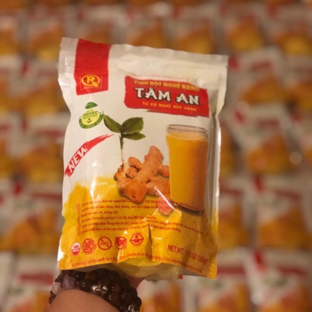 1 kg Tinh bột nghệ Nano Tâm An (2 gói)