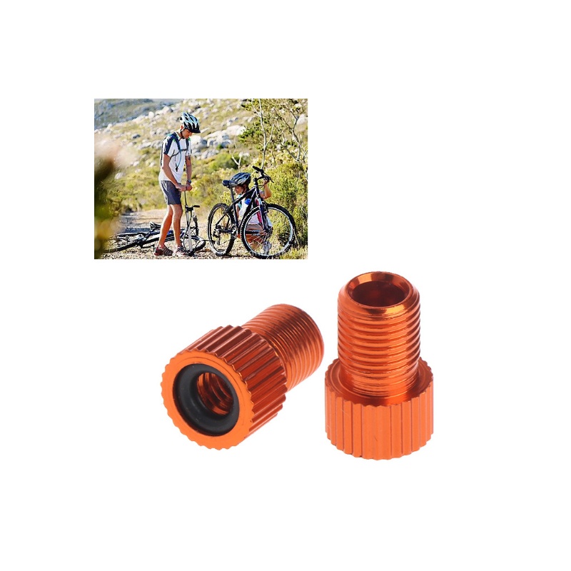 Bộ 5 Đầu Chuyển Đổi Van Presta Sang Schrader Bằng Hợp Kim Nhôm Chuyên Dụng