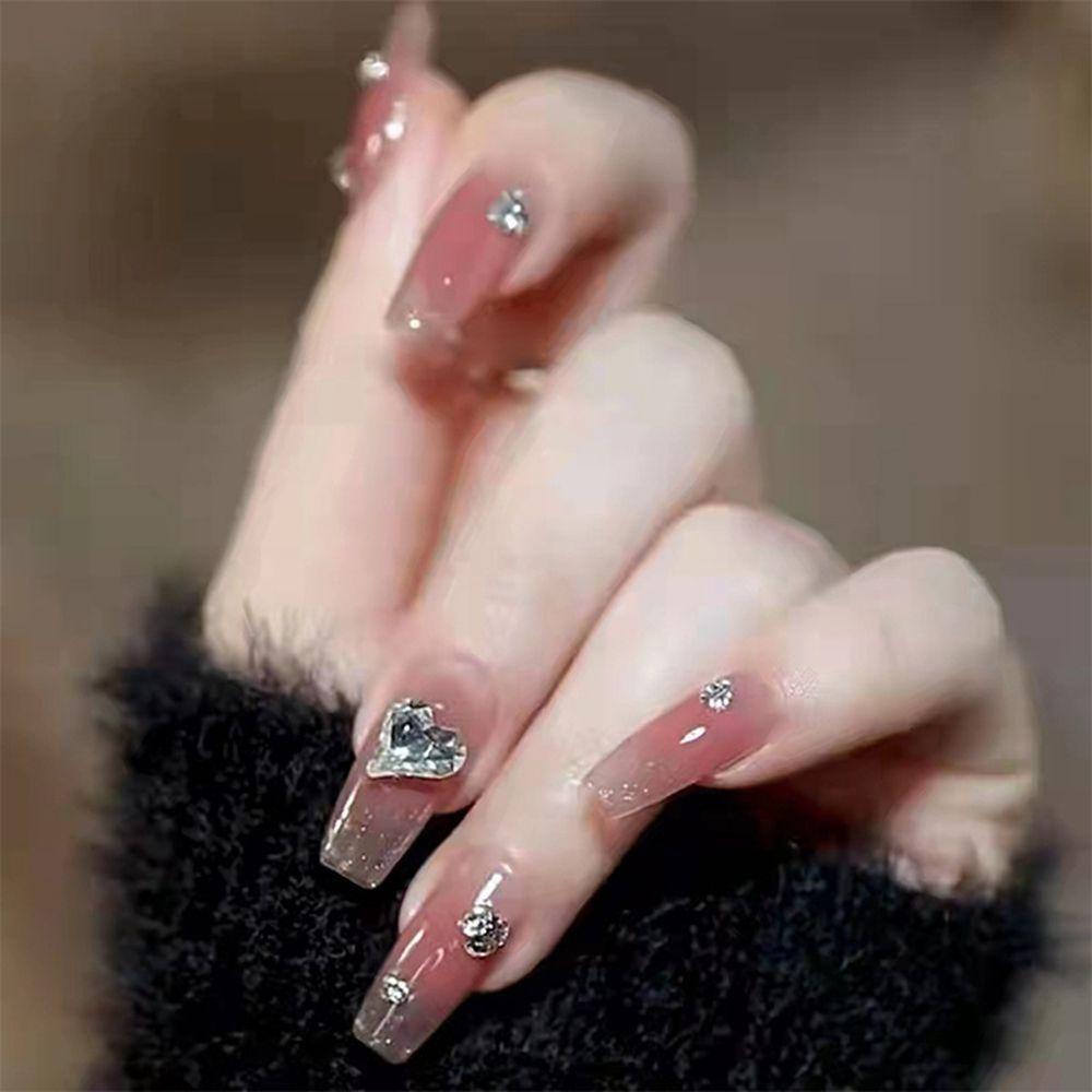 Bộ 24 Móng Tay Giả Ballerina Che Phủ Toàn Diện