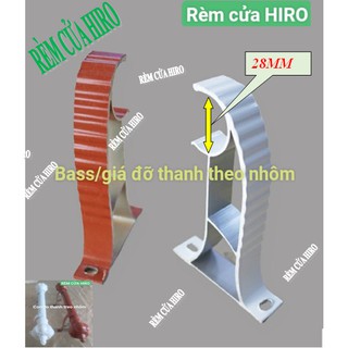 Giá đỡ thanh treo rèm 1 lớp bằng nhôm