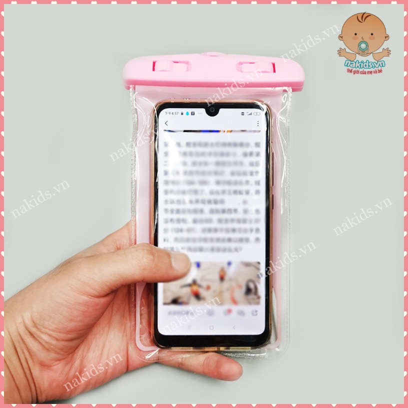 Túi Đựng Điện Thoại Chống Nước Đi Biển Đi Bơi Họa Tiết Dễ Thương