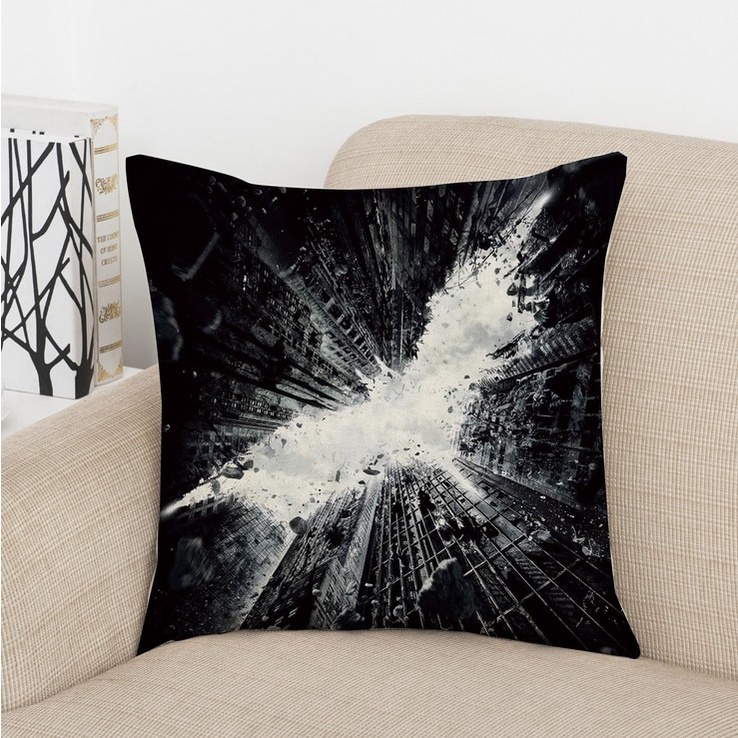 Vỏ Gối Vuông 45X45Cm In Hình Siêu Anh Hùng Độc Đáo
