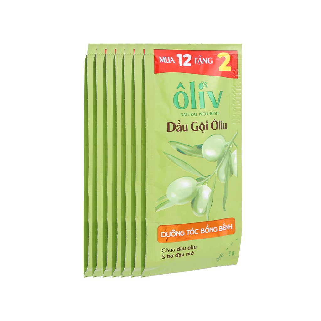 Dầu gội ôliu Ôliv dưỡng tóc bồng bềnh 5.8ml x 12 gói - quoctruongshop