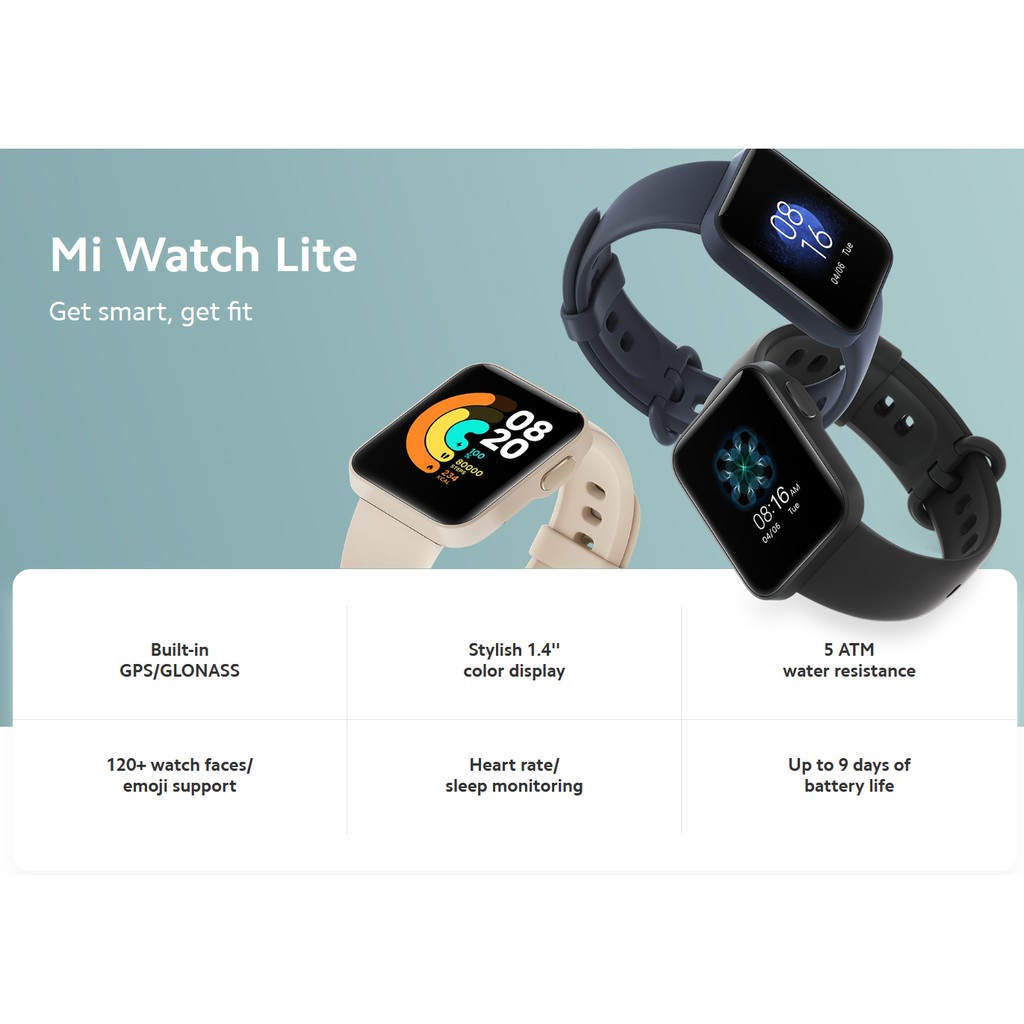 Đồng hồ thông minh Xiaomi Mi Watch Lite BHR4359GL/BHR4358GL/BHR4357GL REDMIWT02