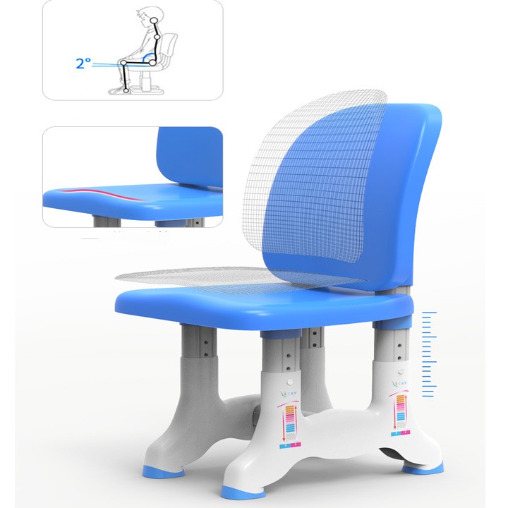 Bộ Bàn Học Sinh Newlife Rộng 70CM Chống Gù Cận Thị-Tặng Đèn Chống Cận | BigBuy360 - bigbuy360.vn