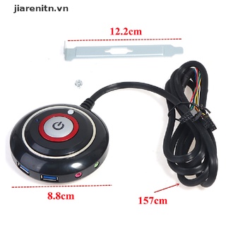 jiarenitn PC Power Button Switch Portable Desktop Computer Switch with Cord PC Reset vn