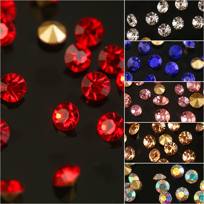 Hộp Hạt Đá Trang Trí Móng Tay QIAO SS3-10