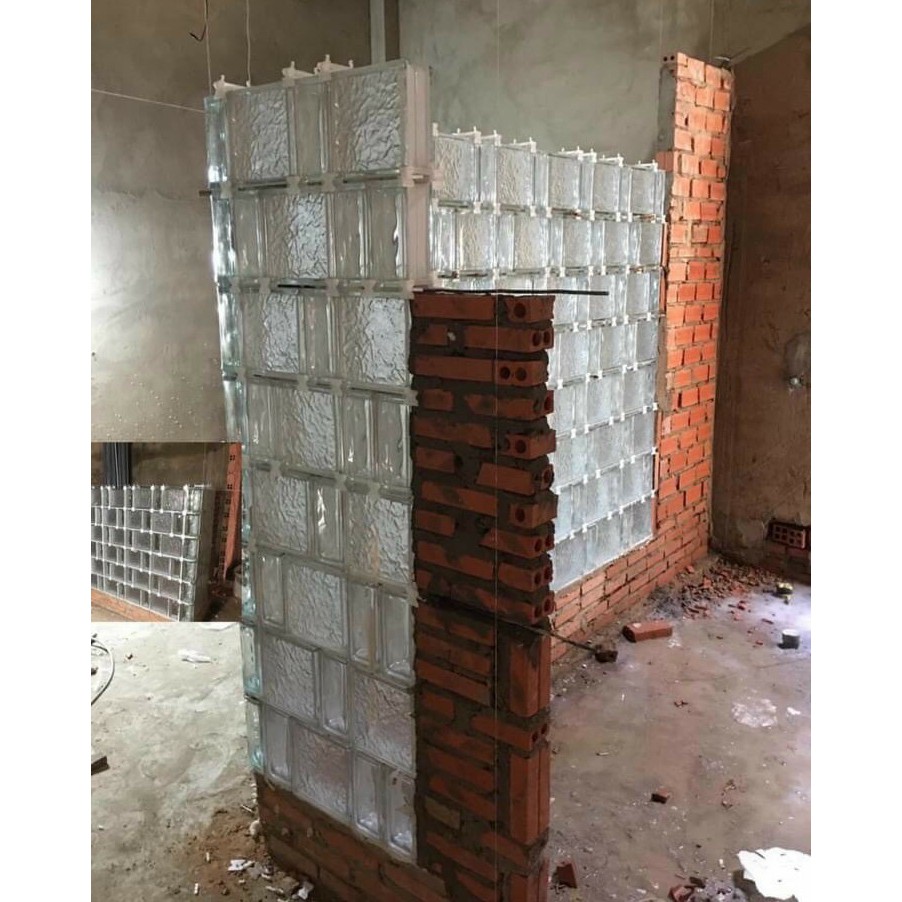 Ke gạch kính  gói 10 cái .kích cỡ 95 x 6mm.10mm