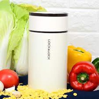 Hộp Giữ Nhiệt Đựng Thức Ăn Lock&Lock Column Food Jar LHC8023WHT (1000ml) ( Màu Trắng) - HÀNG CHÍNH HÃNG