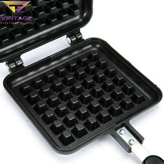 NEW* Checkered Single-Head Waffle Cookie Tray Household Waffle Mold Non-Stick Cake Mold Bakeware Diy Cake Mold
