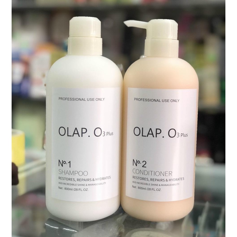 OLAP.O3 Plus Bộ Dầu Gội Xả 800+800ml Phục Hồi Tóc Chuyên Sâu
