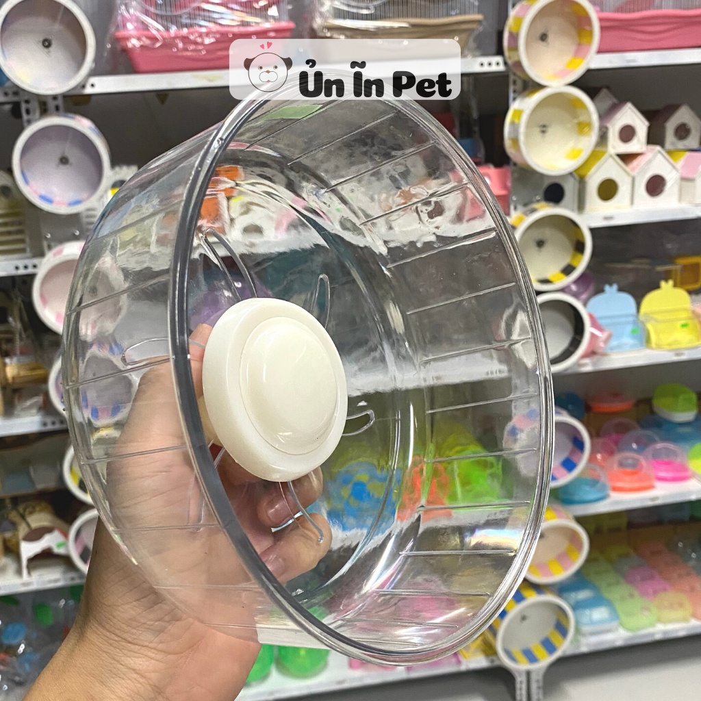 Wheel hamster trong suốt DAISY siêu êm