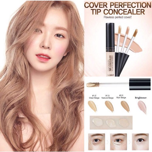 Kem Che Khuyết Điểm The Saem Cover Perfection Tip Concealer SPF28 PA++