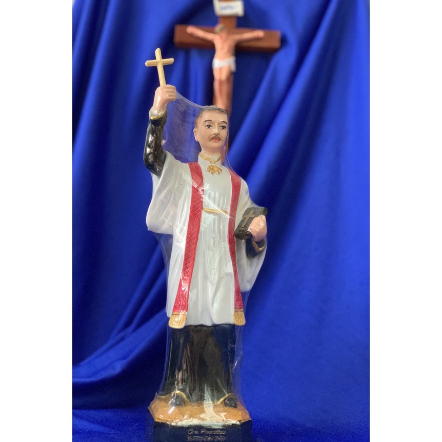 Tượng công giáo-Tượng Chúa Con, Đức Mẹ Mary, Thánh Vianey cao 25cm.