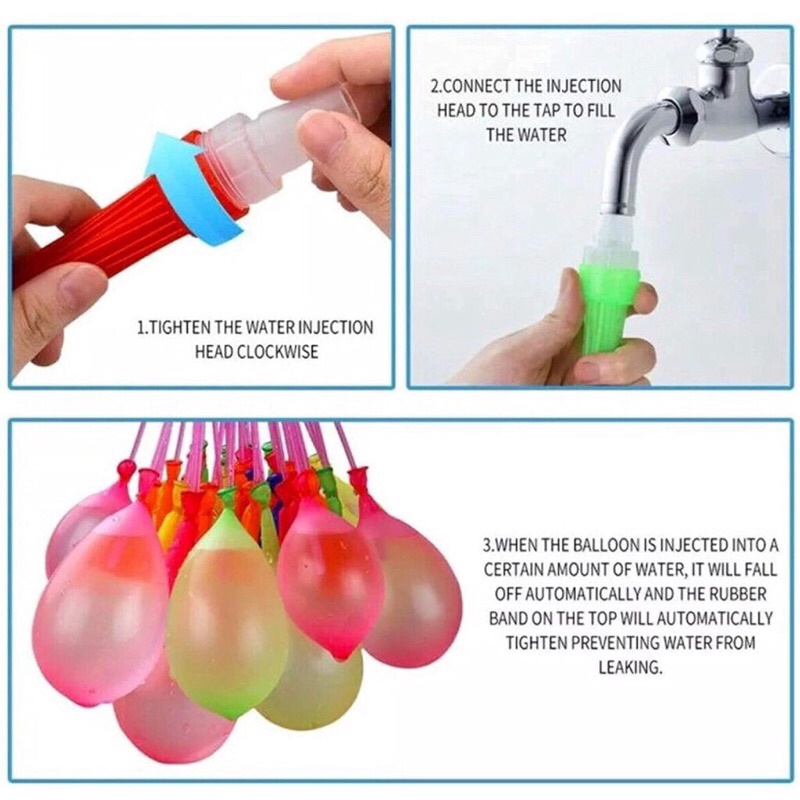 Set 666 Bong Bóng Nước Vui Nhộn Cho Các Bữa Tiệc