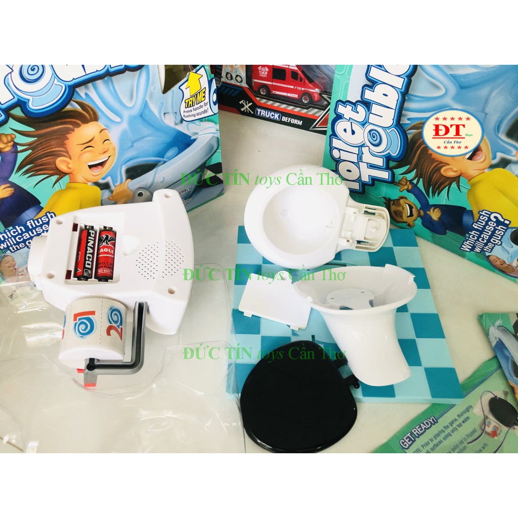 TRÒ CHƠI BOARDGAME TOILET TROUBLE