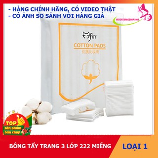 Bông tẩy trang 222 miếng Lameila BTT222 (CÓ VIDEO THẬT)